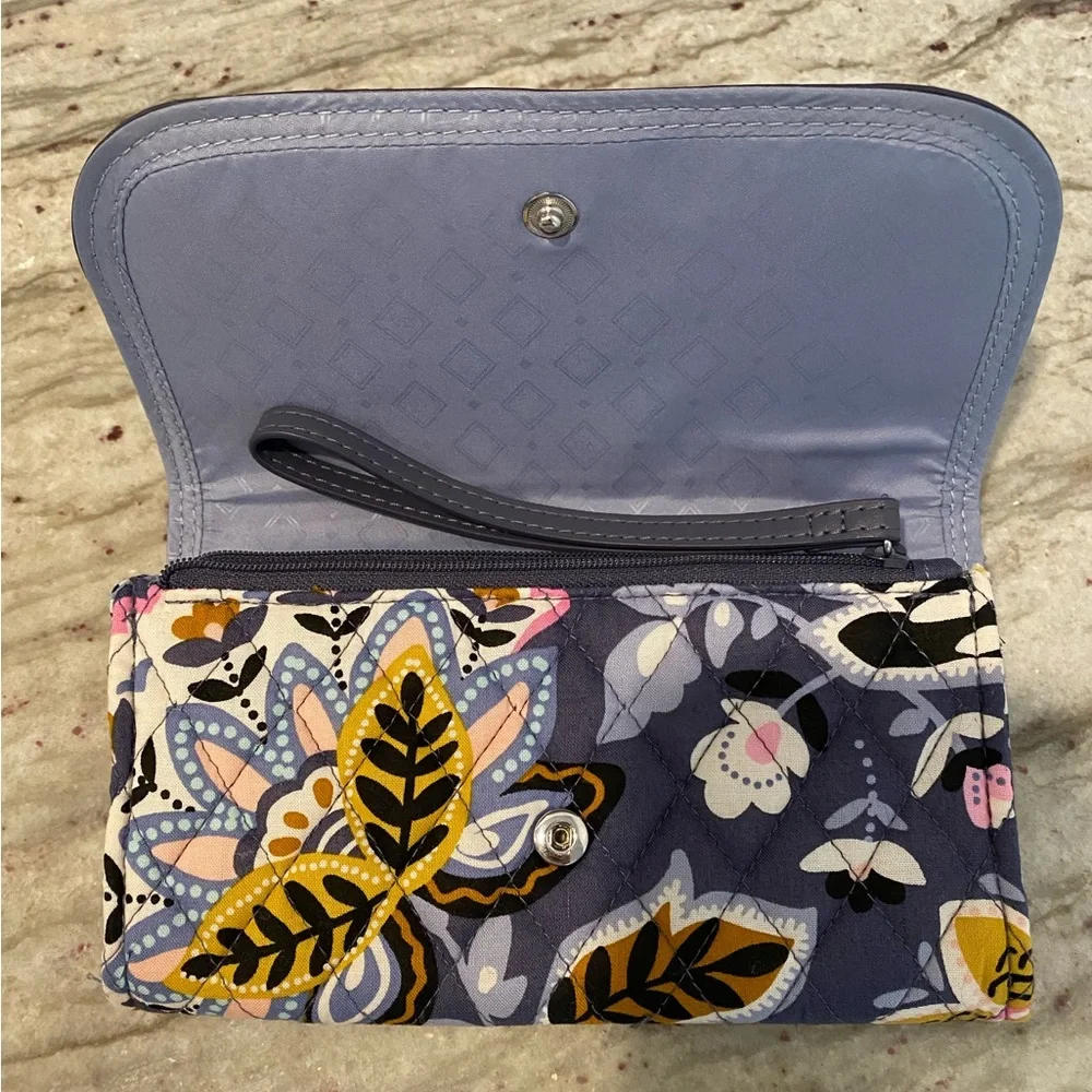 Vera Bradley Charmont Meadow Zip-Around Wallet - Picture 9 of 14